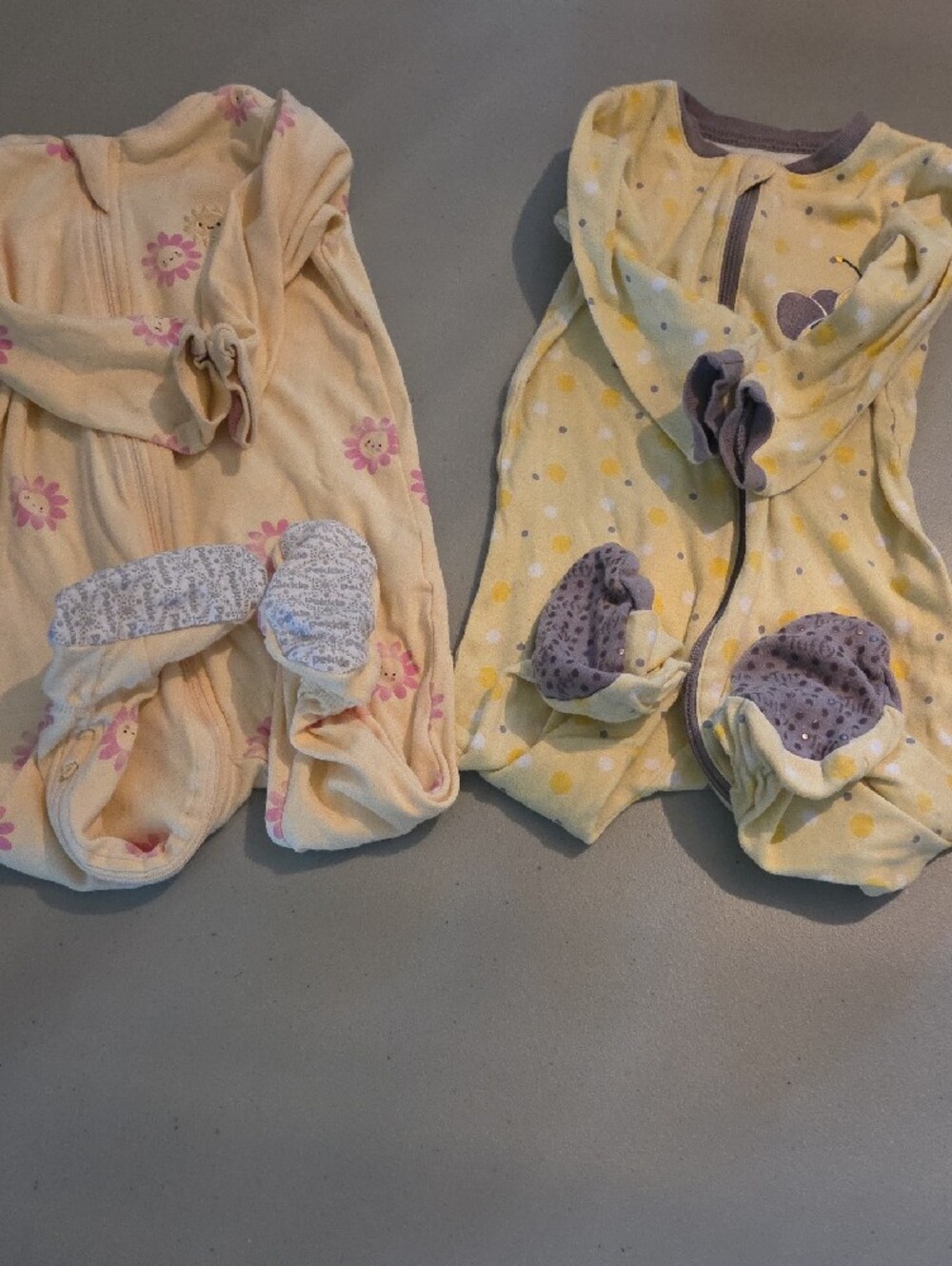 Carters Pekkle Tuffy Baby Pajamas Bundle 12 Months Footed Sleepers 6 Pc Flawed - Picture 13 of 16